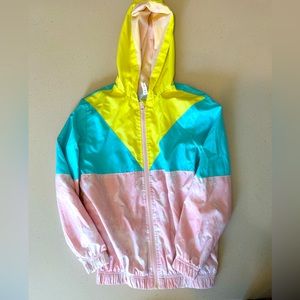 Girls Neon Ideology Windbreaker Jacket